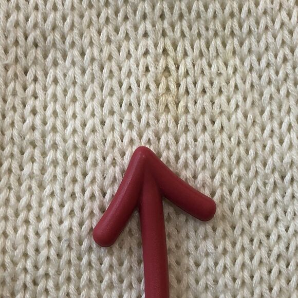 Charming Charlie Sweater Women M Ivory Open Knit Pullover Stretch Hi Low Casual - Picture 5 of 12